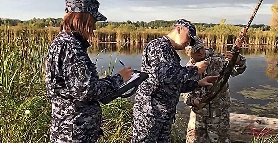 Сотрудники Росгвардии проверили самарских охотников (видео)
