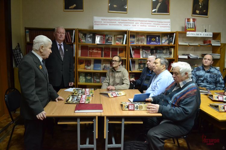 Ветеран Росгвардии отмечает 89-летие со Дня рождения