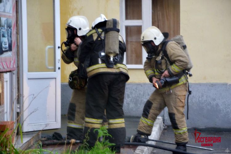 В Самарской области росгвардейцы провели мероприятия, направленные на профилактику пожаров