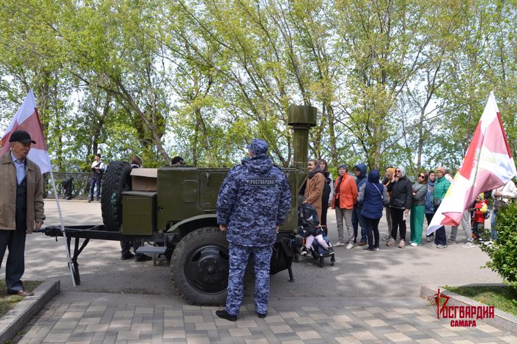 Росгвардейцы Самарской области стали участниками памятных мероприятий, посвященных Дню Победы