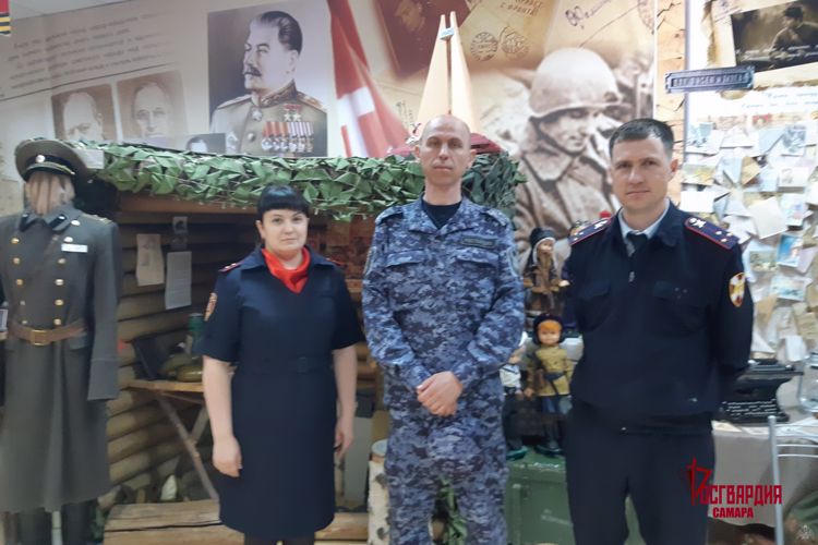 В Самарской области росгвардейцы приняли участие в акции «Ночь музеев»