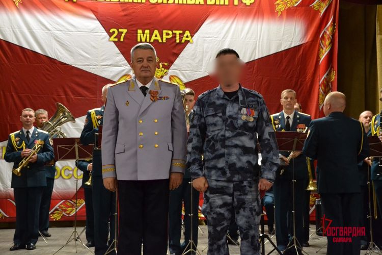 В Управлении Росгвардии по Самарской области состоялось торжественное собрание, посвященное приближающемуся Дню Победы