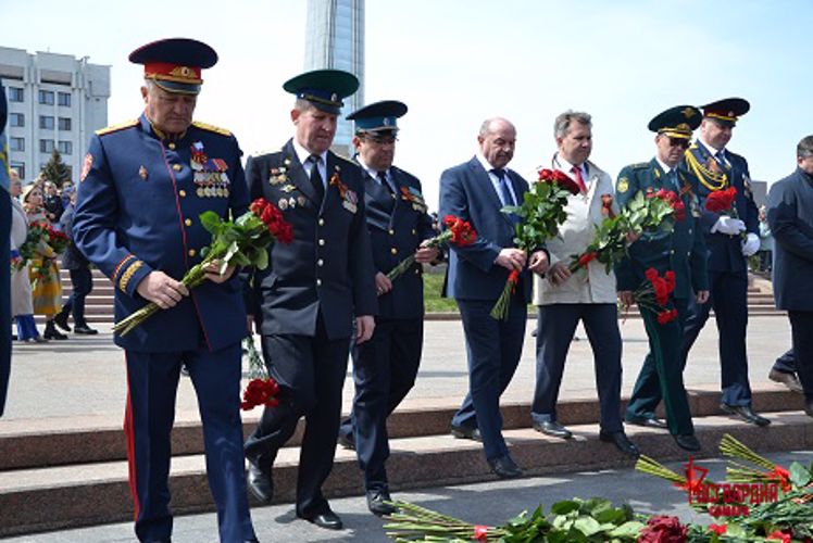 Росгвардейцы Самарской области стали участниками памятных мероприятий, посвященных Дню Победы