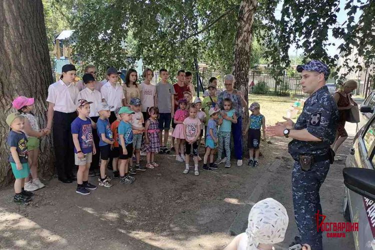 В Самарской области стартовала традиционная летняя кампания «Каникулы с Росгвардией»