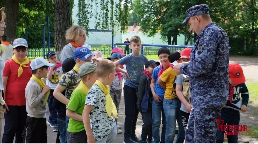 В Самаре продолжается акция «Каникулы с Росгвардией»