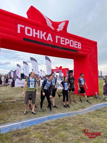 В Самаре сборная команда Росгвардии приняла участие в традиционной «Гонке Героев»