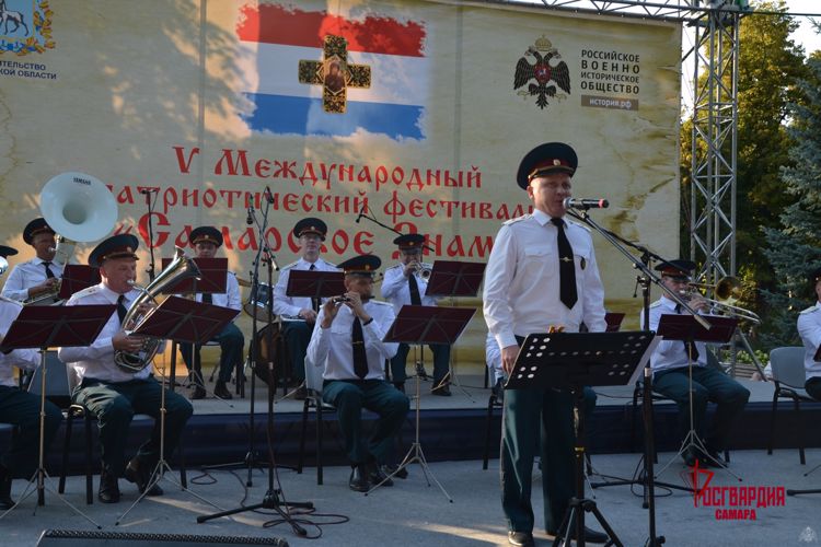Самарские росгвардейцы стали участниками патриотического фестиваля «Самарское Знамя»