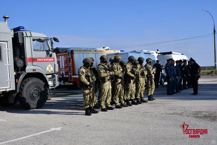 В Самарской области сотрудники Росгвардии приняли участие в тактико-специальном учении
