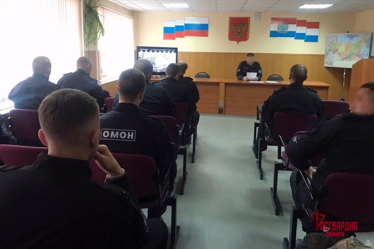 Самарским росгвардейцам рассказали об истории Приволжского округа войск национальной гвардии