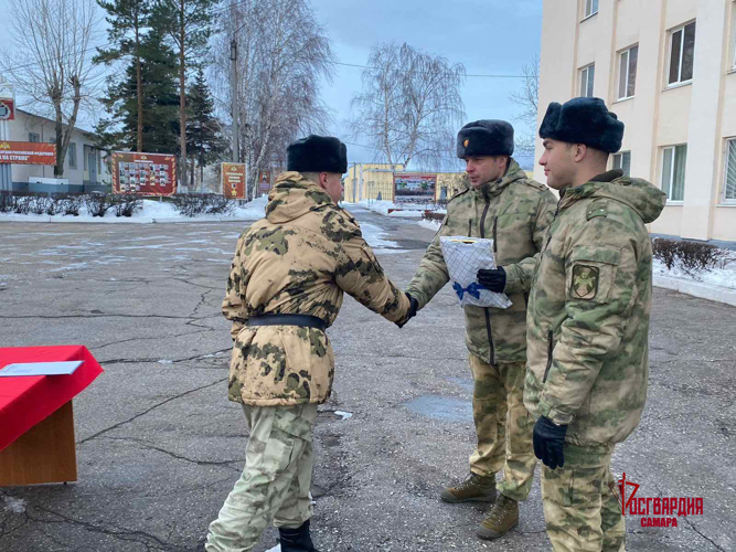 В Тольятти проводили военнослужащих Росгвардии отслуживших срочную службу по призыву