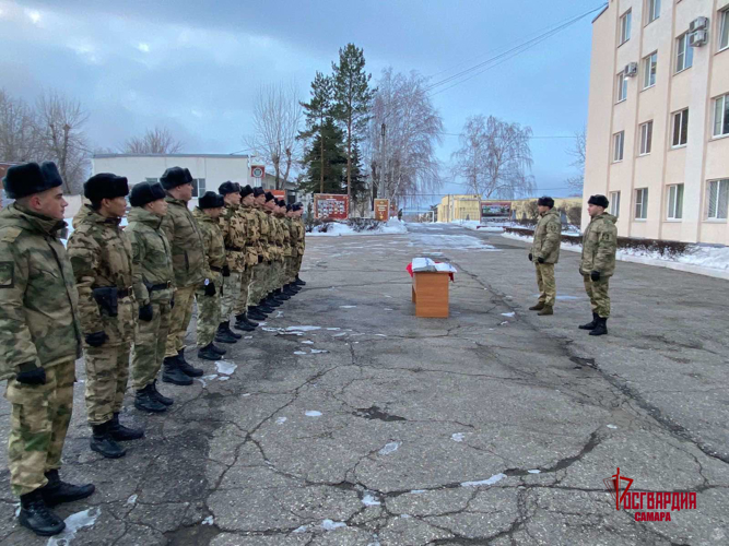 В Тольятти проводили военнослужащих Росгвардии отслуживших срочную службу по призыву