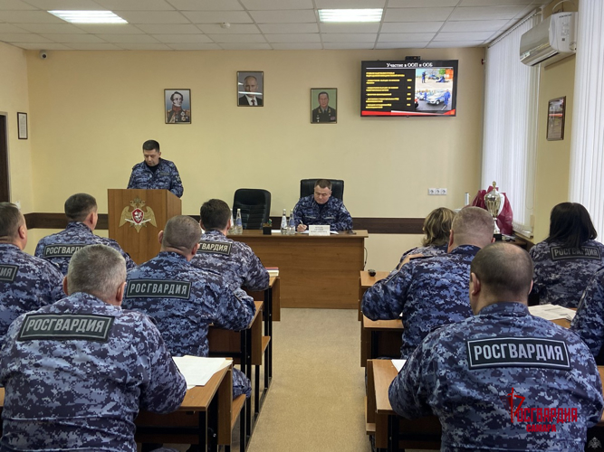 В Управлении вневедомственной охраны Росгвардии по Самарской области подвели итоги служебно-боевой деятельности за 2023 год