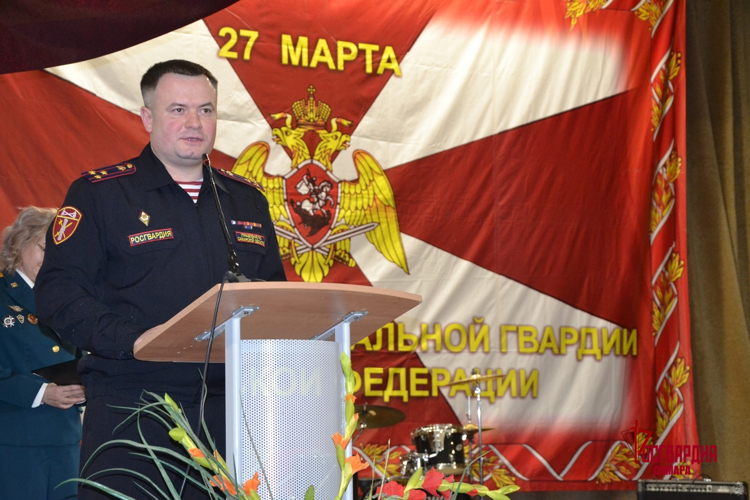 В региональном управлении Росгвардии состоялось торжественное собрание в честь Дня защитника Отечества
