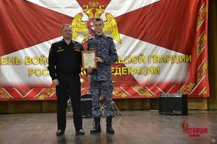 В региональном управлении Росгвардии состоялось торжественное собрание в честь Дня защитника Отечества