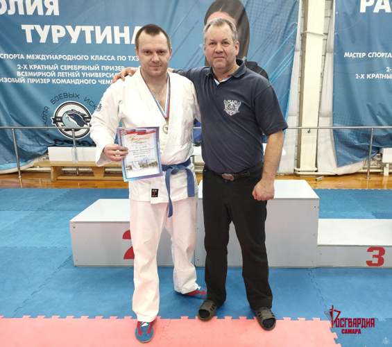 Самарский росгвардеец стал победителем областного чемпионата по рукопашному бою