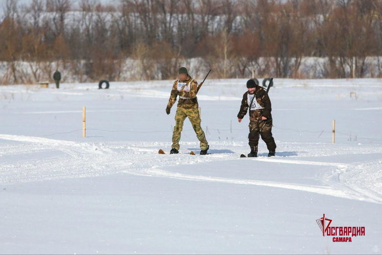 Самарские росгвардейцы стали призерами соревнований по охотничьему биатлону