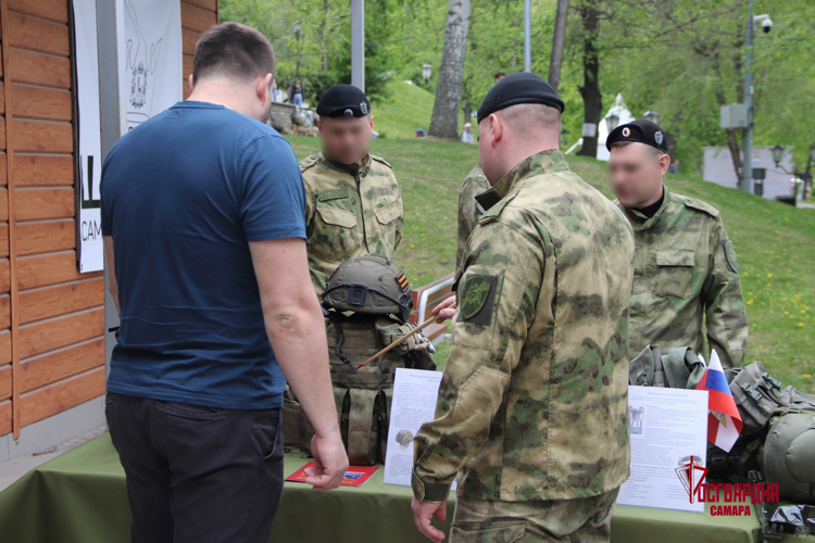 Росгвардейцы приняли участие в патриотическом фестивале «Самарское знамя»