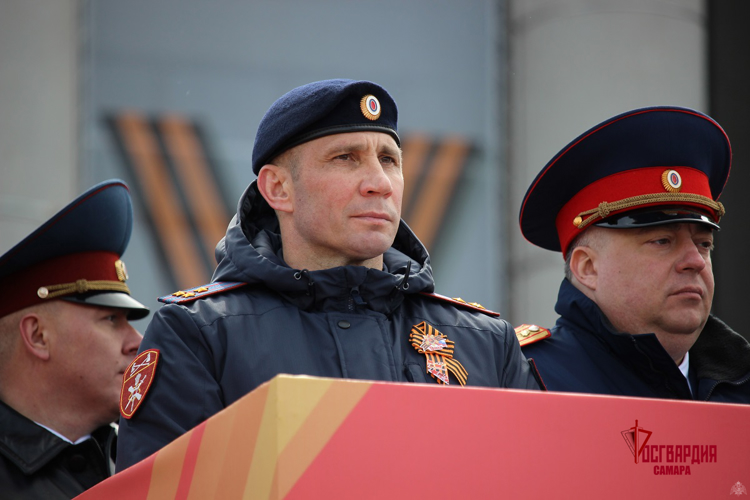 Росгвардейцы приняли участие в праздновании Дня Победы в Самарской области