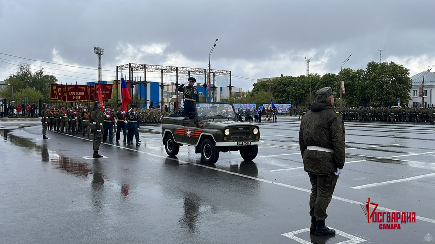 Росгвардейцы приняли участие в праздновании Дня Победы в Самарской области