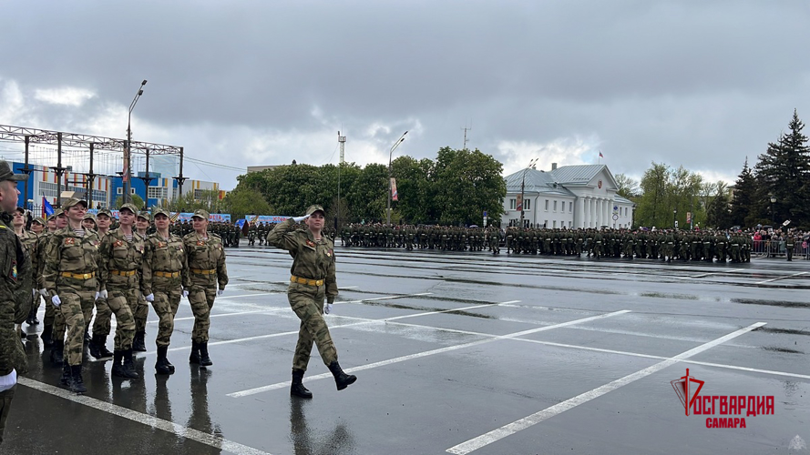 Росгвардейцы приняли участие в праздновании Дня Победы в Самарской области