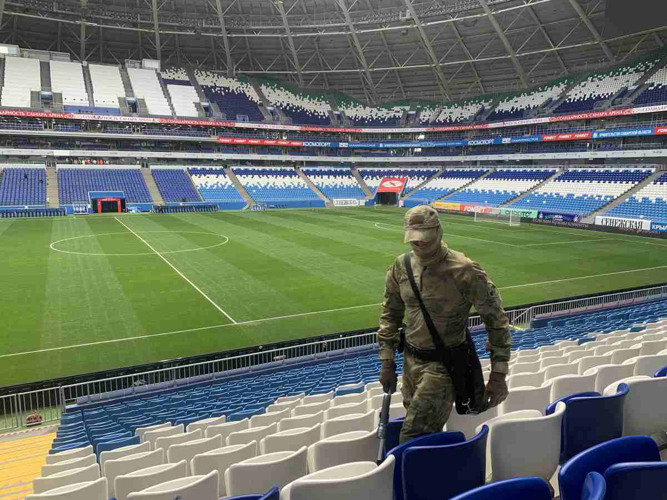 Росгвардейцы обеспечили безопасность матча Кубка России по футболу в Самаре