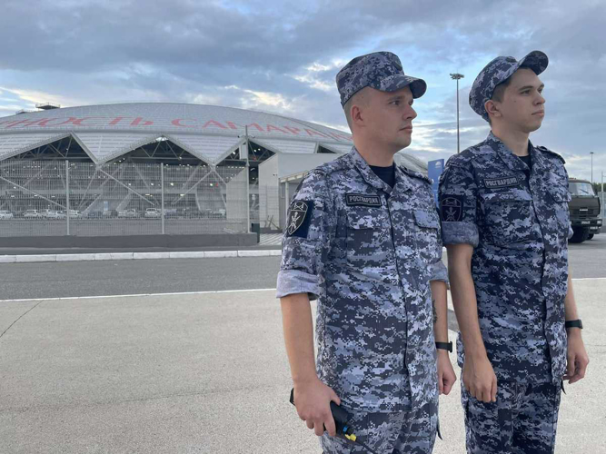 Росгвардейцы обеспечили безопасность матча Кубка России по футболу в Самаре