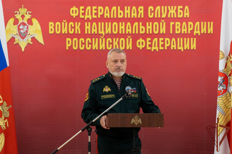 В торжественном приеме многодетных семей росгвардейцев приняла участие семья офицера из Самары