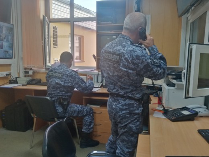 Пожарно-тактическое занятие проведено в региональном Управлении Росгвардии