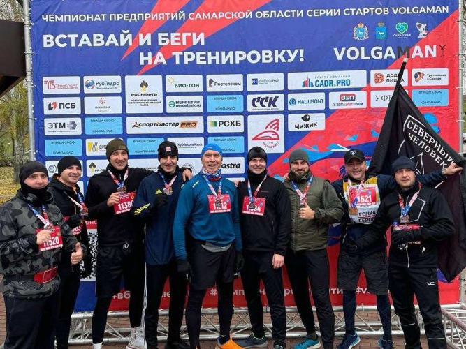 Росгвардейцы пробежали полумарафон в Самаре