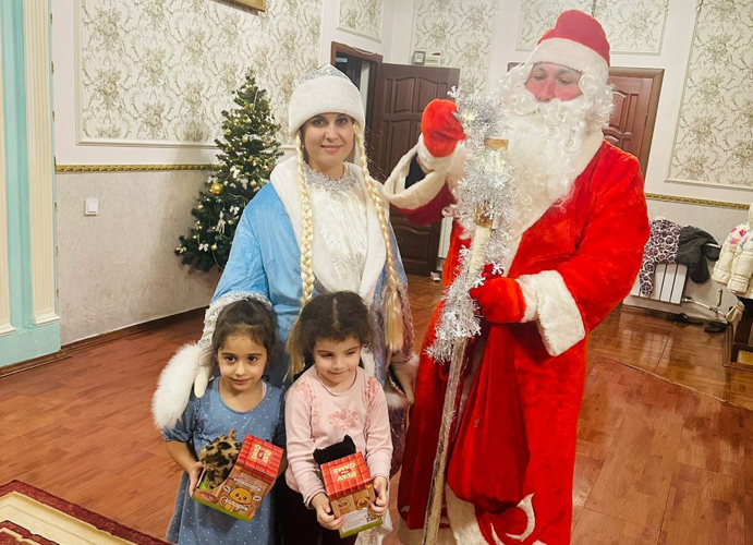 В Самарской области «Дед Мороз специального назначения» поздравил детей росгвардейцев