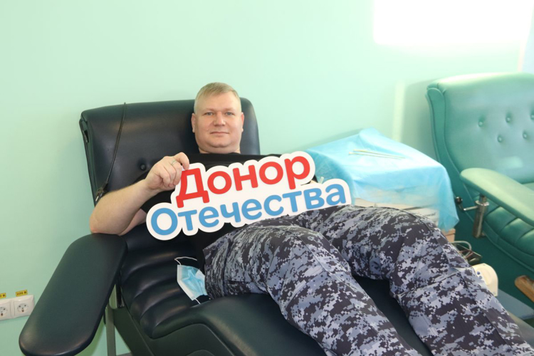 Самарские росгвардейцы поддержали акцию "Код донора. Защитники Отечества"