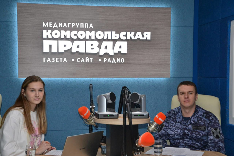Сотрудник Росгвардии стал гостем эфира на радио «Комсомольская правда – Самара»