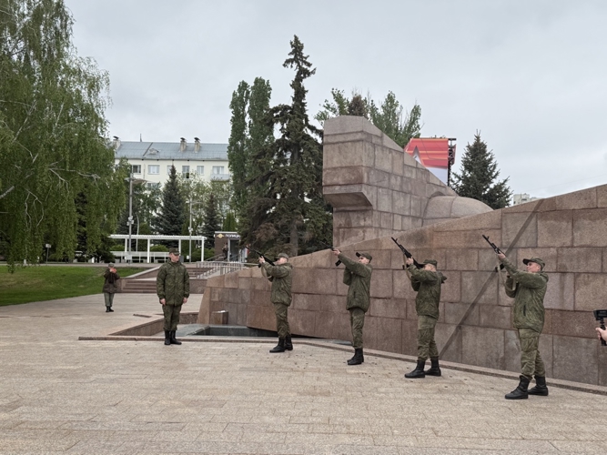 Начальник Управления Росгвардии по Самарской области принимает участие в торжественных мероприятиях, приуроченных к Победе в Великой Отечественной войне