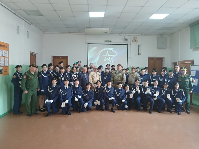 В Самаре представители Росгвардии посетили торжественную церемонию посвящения в юнармейцы