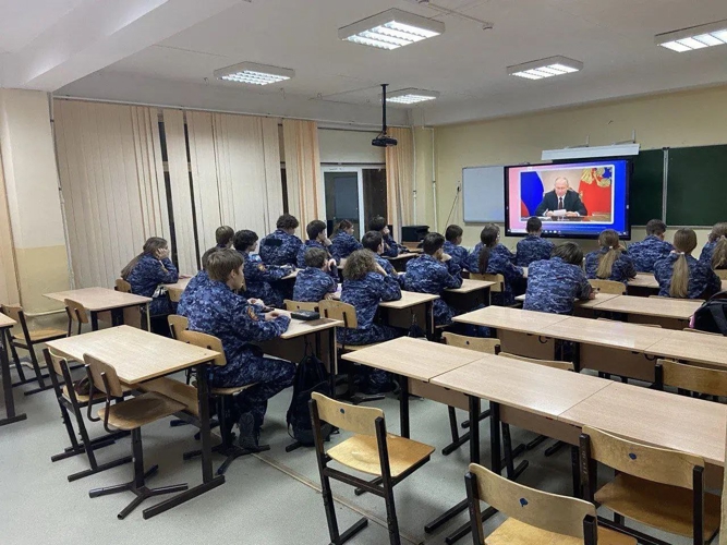 В Самаре кадеты Росгвардии приняли участие во всероссийской акции «Я — россиянин»