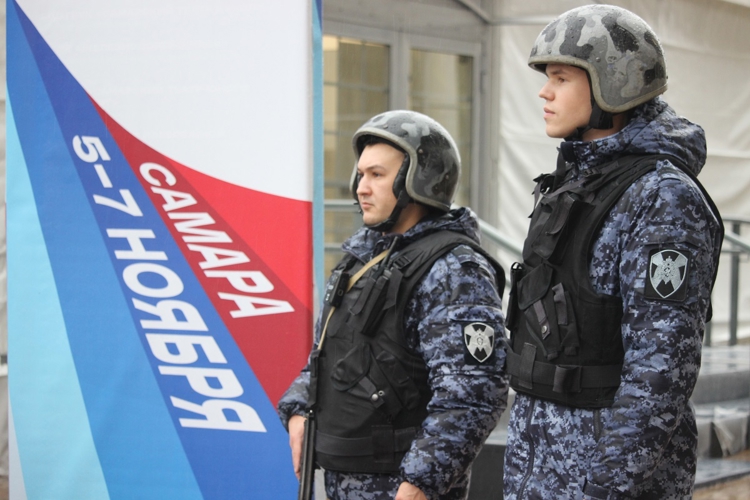 В Самаре Росгвардия приняла участие в обеспечении безопасности XIII Международного спортивного форума «Россия-спортивная держава»