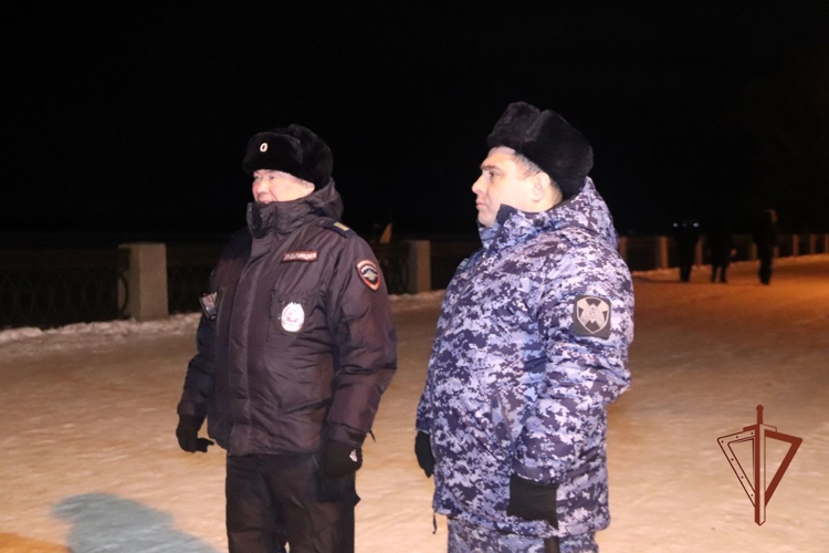 Росгвардейцы обеспечили безопасность во время празднования Крещения в Самарской области