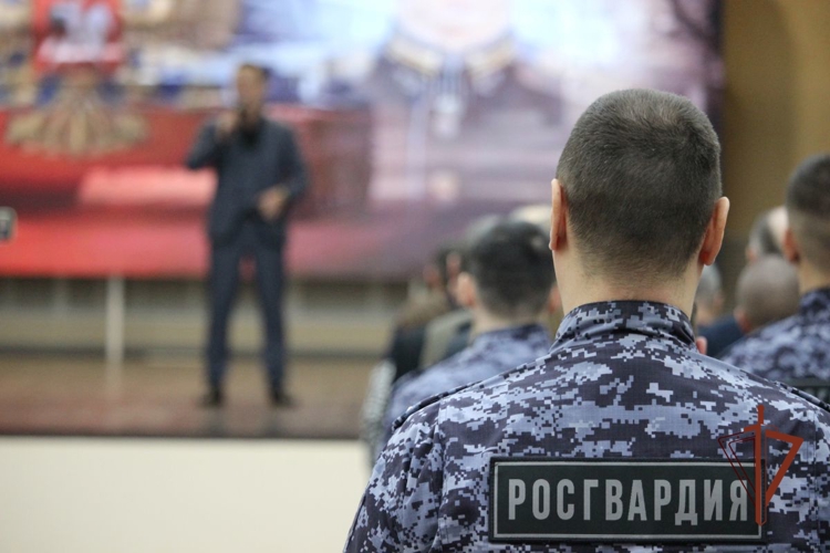 В Самаре росгвардейцы приняли участие в торжественном мероприятии, посвященном Дню защитника Отечества
