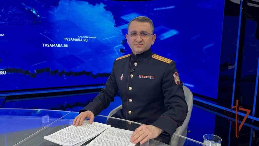 В день 10-летия Росгвардии начальник Управления Росгвардии по Самарской области Сергей Абрамов ответит на вопросы в эфире телеканала «Россия-24»