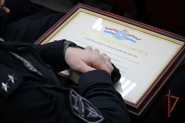 В Самаре состоялось торжественное мероприятие в честь юбилея Росгвардии