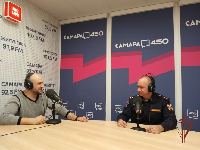 Накануне 10-летия Росгвардии начальник отдела кадров самарского управления станет гостем «Вечернего разговора»