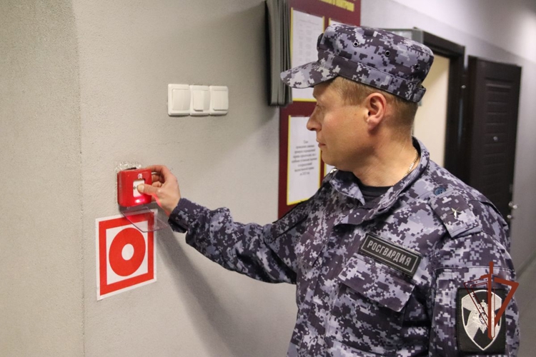 В Самарской области росгвардейцы провели пожарные учения
