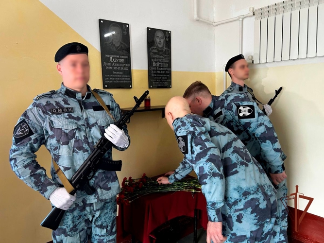 Самарский ОМОН «Смерч» (на транспорте) отмечает день образования отряда