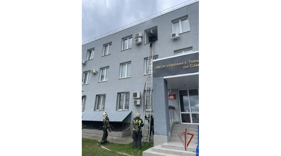 В Самарской области росгвардейцы провели пожарные учения