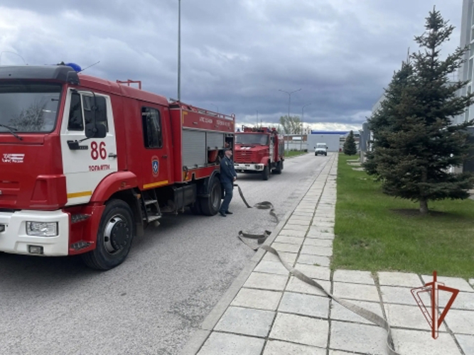 В Самарской области росгвардейцы провели пожарные учения
