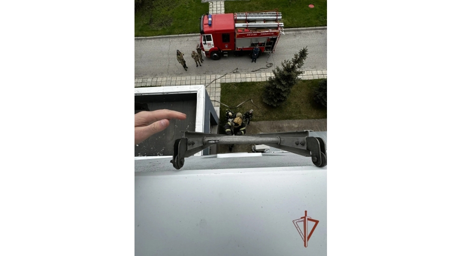 В Самарской области росгвардейцы провели пожарные учения