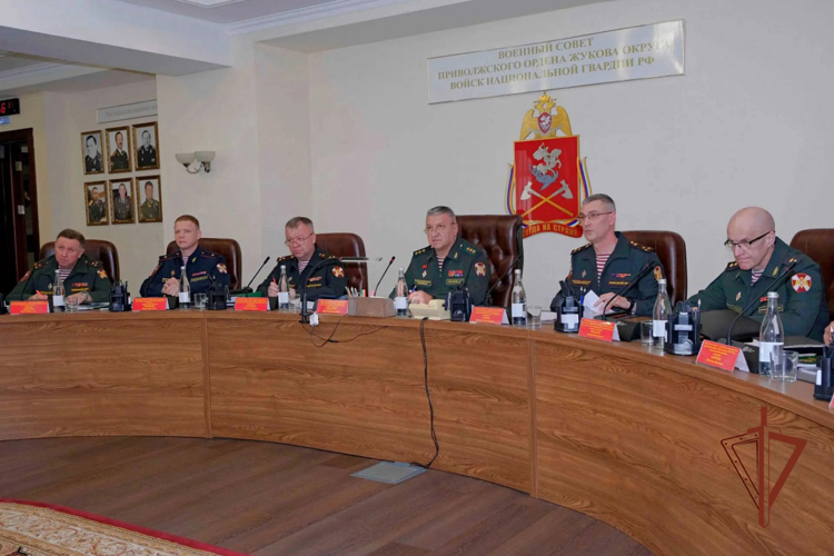 В Приволжском ордена Жукова округе Росгвардии прошел военный совет