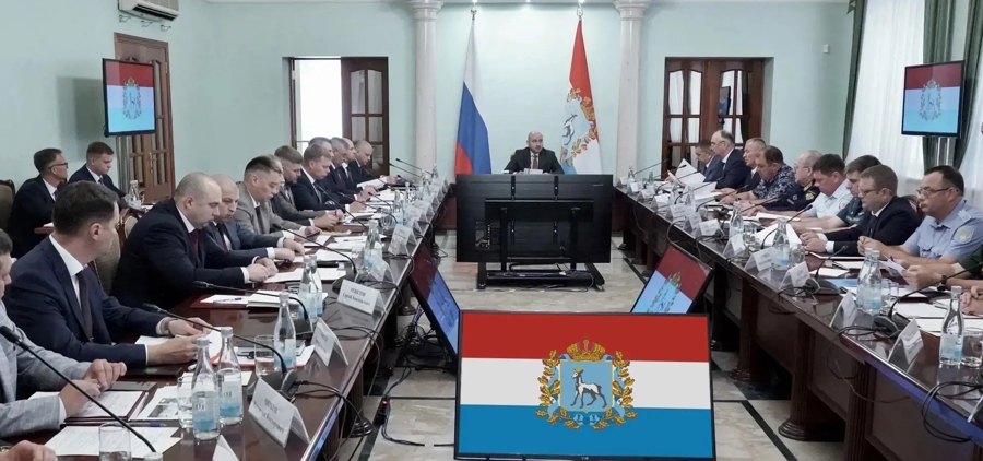 В Самаре представитель регионального управления Росгвардии принял участие в совместном заседании антитеррористической комиссии и штаба Единого национального центра