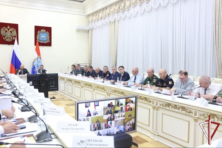 Начальник областного управления Росгвардии принял участие в заседании антитеррористической комиссии   