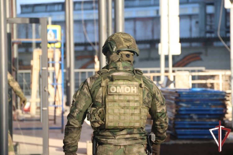В Самаре сотрудники ОМОН Росгвардии приняли участие в профилактических мероприятиях (видео)
